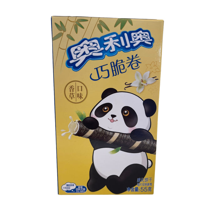 OREO VANILLA FLUTE WAFER 55G 奧利奧香草口味巧脆卷