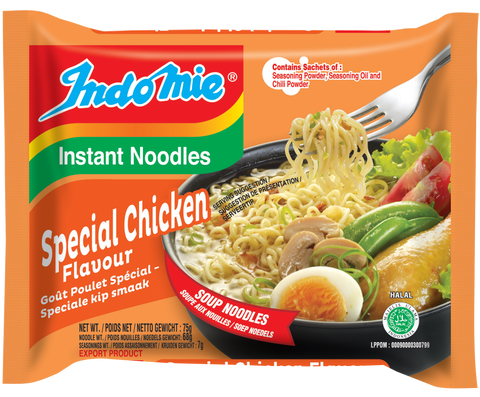 INDOMIE SPECIAL CHICKEN FLAVOUR NOODLES 75G
