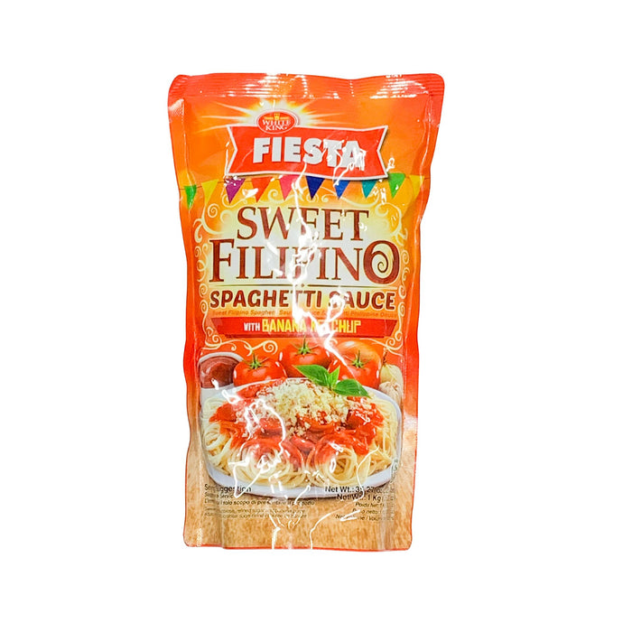 WHITE KING FIEST SWEET FILIPINO SPAGHETTI SAUCE WITH  BANANA KETCHUP 1KG