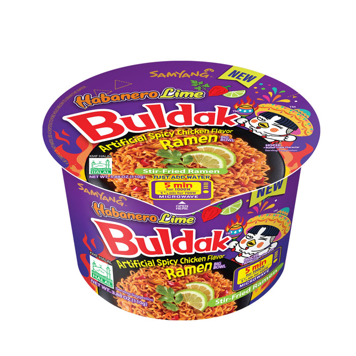 SAMYANG BULAK HOT CHICKEN HABANERO & LIME RAMYUN BOWL 105G