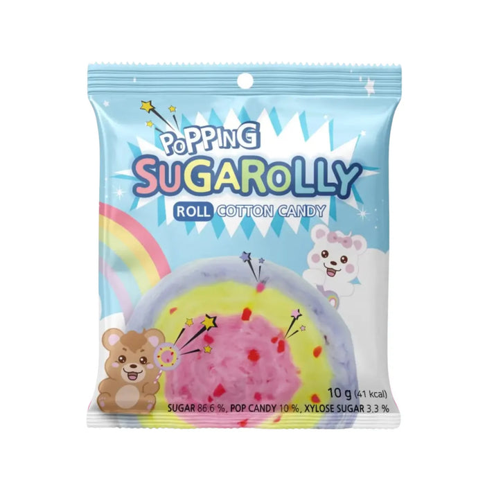 SUGAROLLY POPPING COTTON CANDY ROLL 10G