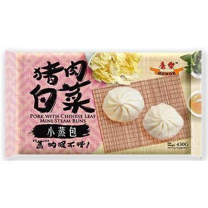 HONOR PORK WITH CHINESE LEAF MINI STEAM BUNS 430G 康樂小蒸包-豬肉白菜