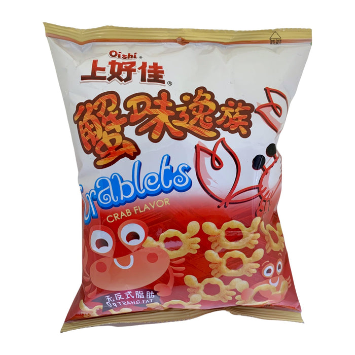 OISHI CRAB FLAVOUR CRABLETS 40G 上好佳蟹味逸族