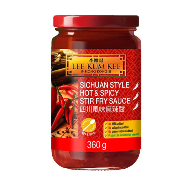 LEE KUM KEE SICHUAN HOT & SPICY SAUCE 360G