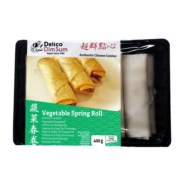 DELICO VEGETABLE SPRING ROLL 400G