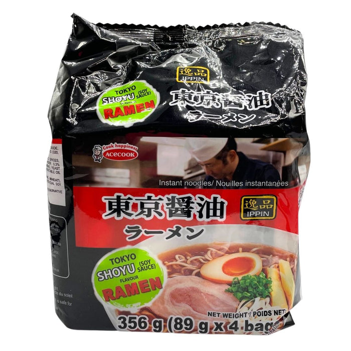 ACECOOK TOKYO SHOYU RAMEN, PACK OF 4 逸品東京醬油拉麵 (4包裝)