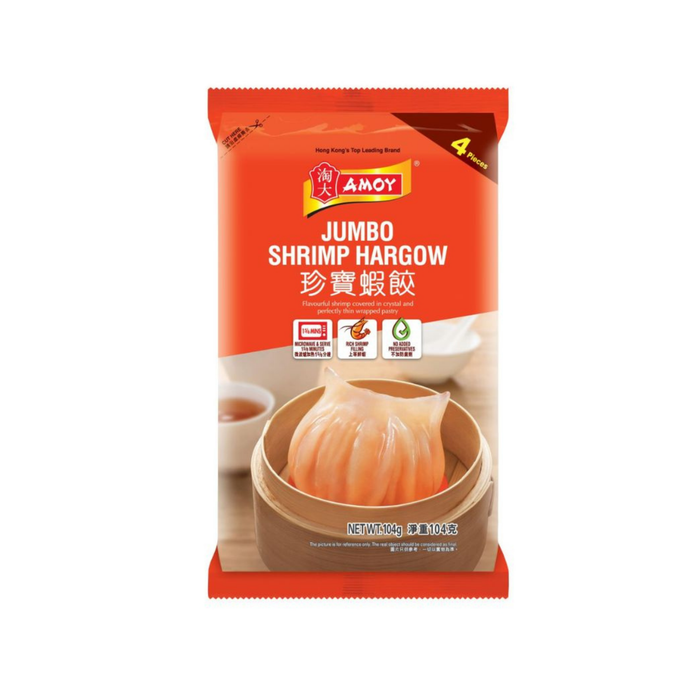 AMOY FROZEN JUMBO SHRIMP HAR GOW 104G 淘大珍寶蝦餃