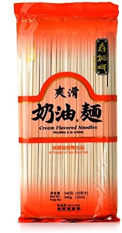 SAU TAO CREAM NOODLE 340G 寿桃牌爽滑奶油面