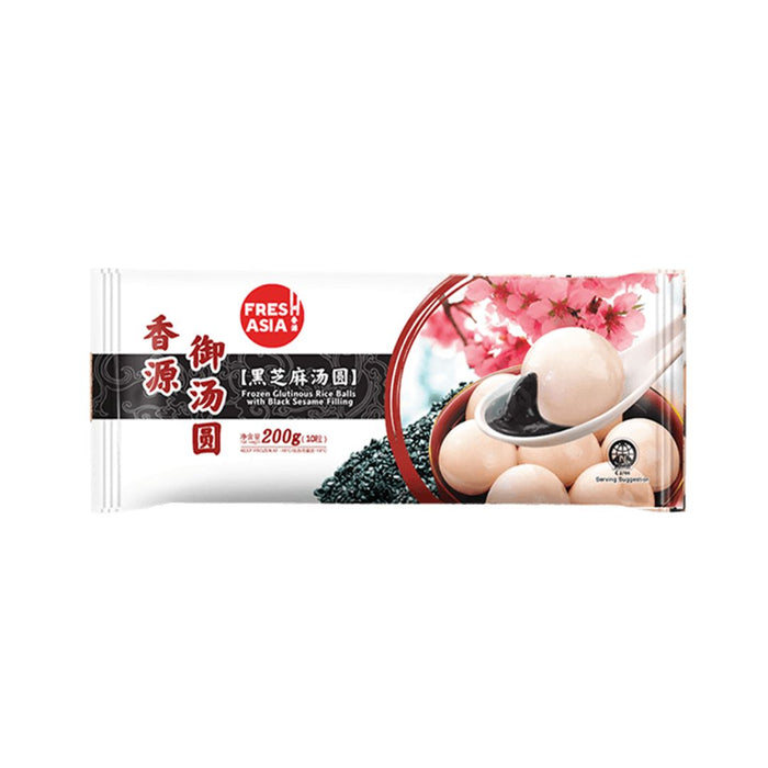 FRESH ASIA BLACK SESAME RICE BALL 200G 香源黑芝麻汤圆