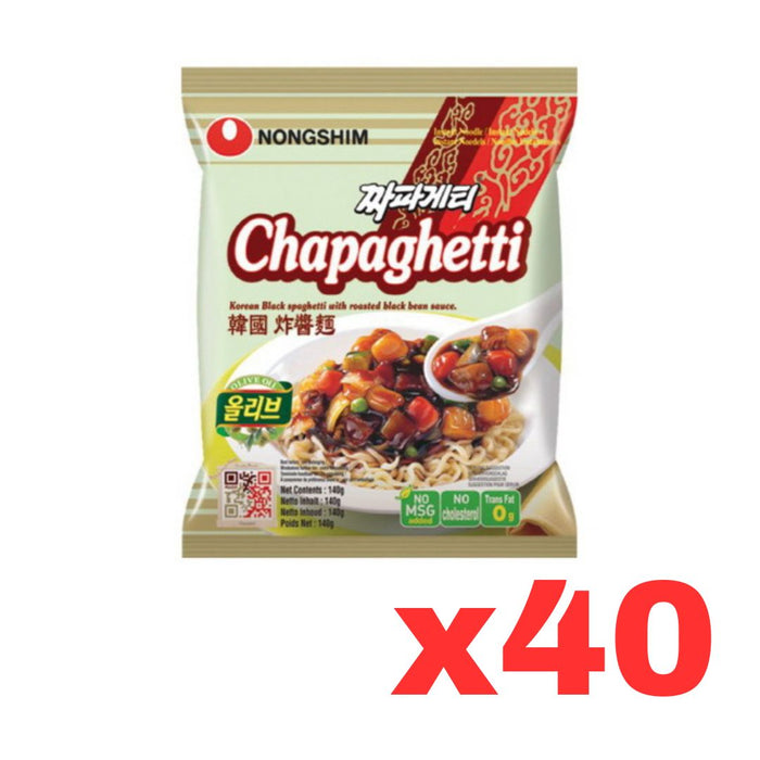 NONGSHIM CHAPAGETTI CHAJANGMYUN, Case of 40