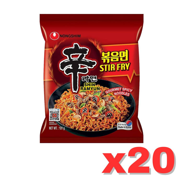NONGSHIM STIR FRY SHIN RAMYUN, CASE OF 20