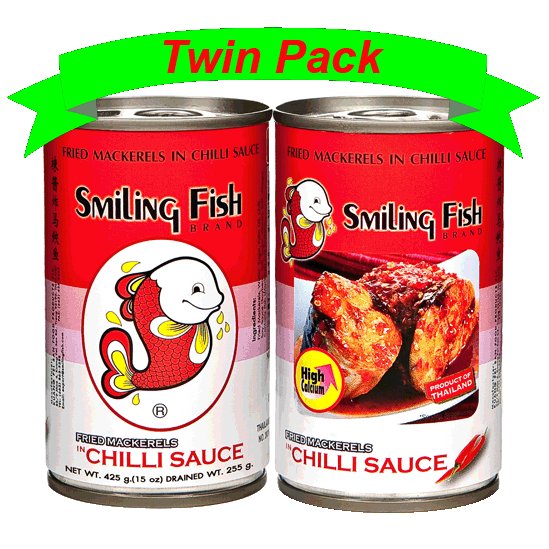 SMILING FISH FRIED MACKEREL IN CHILLI SAUCE 2X115G