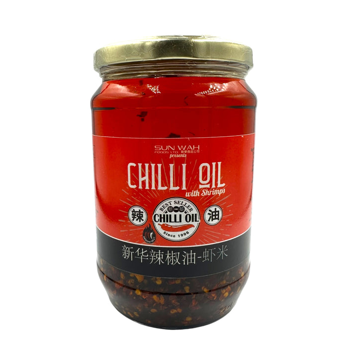 SUN WAH CHILLI OIL WITH SHRIMP LARGE - 650G