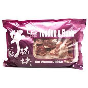 KINDA  FROZEN BEEF FLANK & TENDON 700G 金達牛腩筋塊