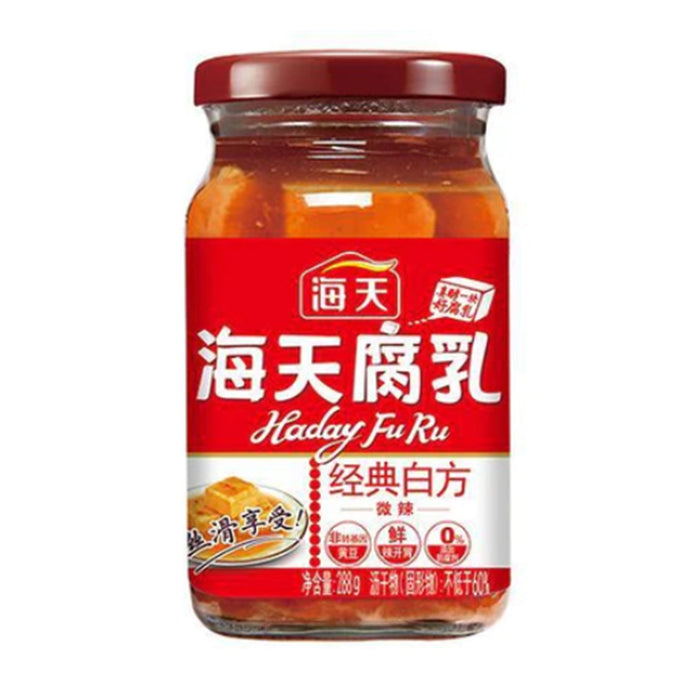 HADAY CLASSIC SPICY BEAN CURD - WHITE 288G 海天經典白方辣味腐乳