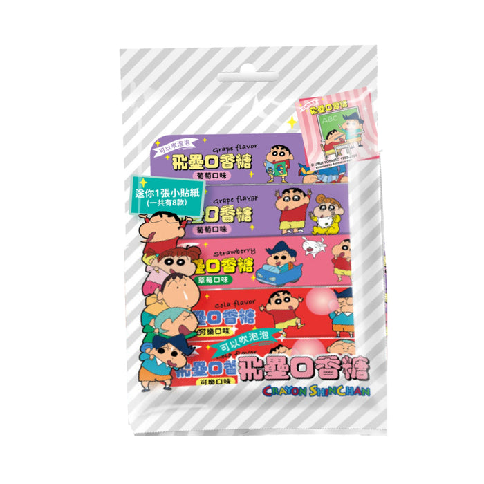 PRESIDENT CANDY FEI LEI BUBBLE GUM CRAYON SHIN CHAN 125G