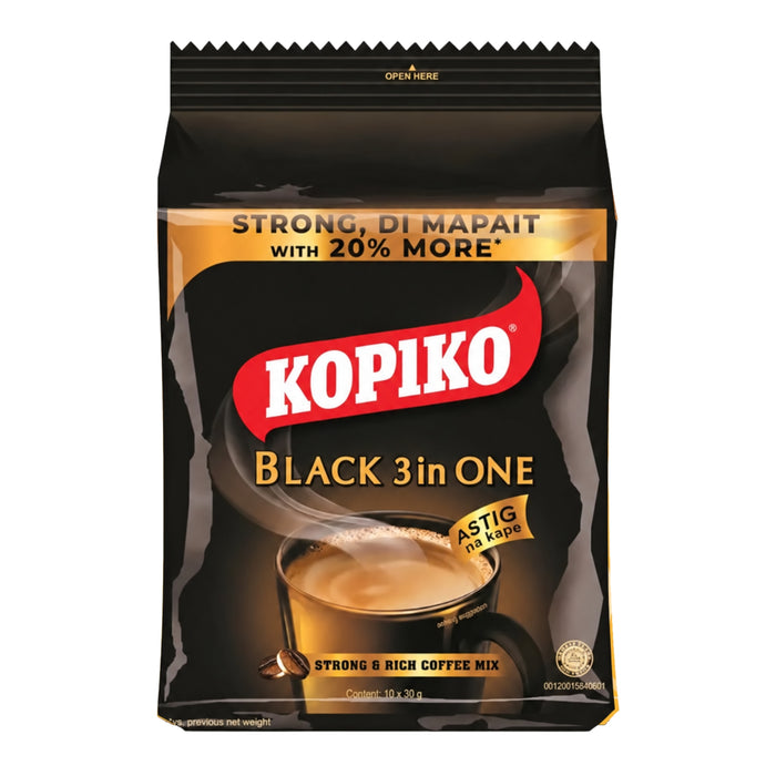 KOPIKO BLACK 3 IN ONE COFFEE MIX 300G