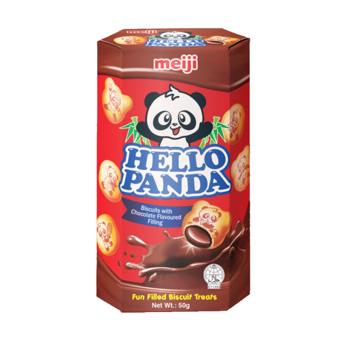 明治 HELLO 熊猫巧克力饼干 50G