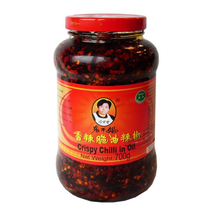LAOGANMA CRISPY CHILLI IN OIL LARGE 700G 老干媽 香辣脆油辣椒