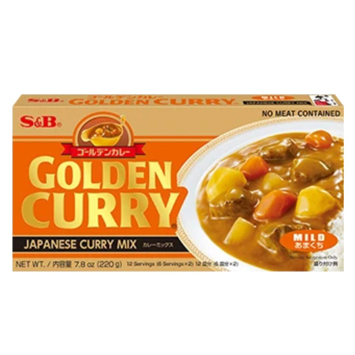 S&B GOLDEN CURRY MILD 220G