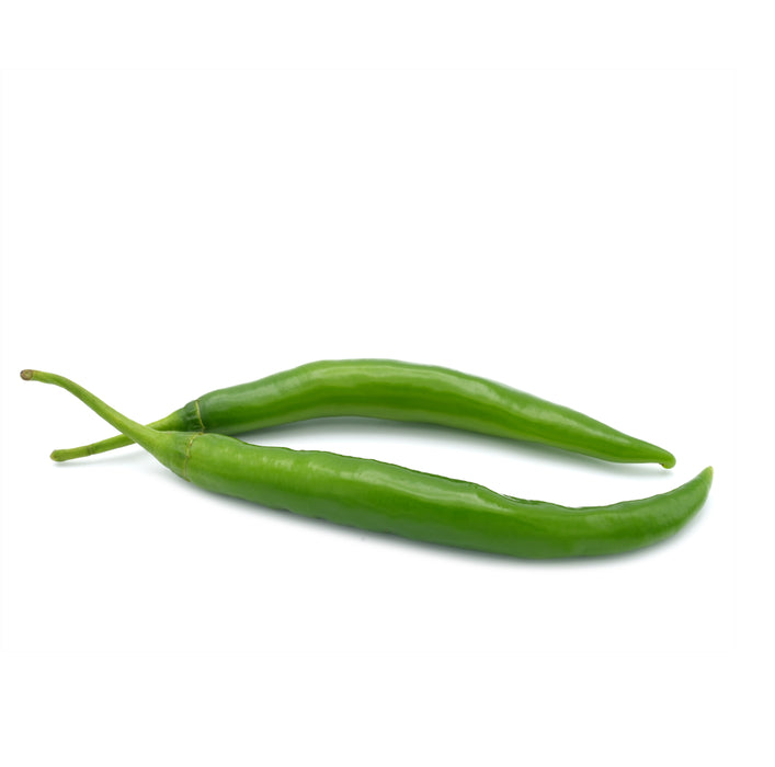 LONG GREEN CHILLI (APPROX 100G) - Dispatched Monday To Thursday